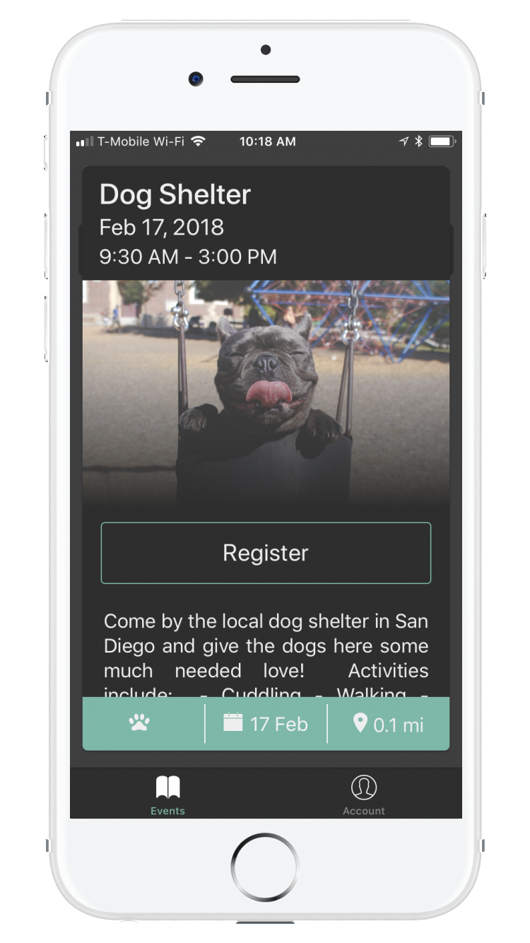 Event registration